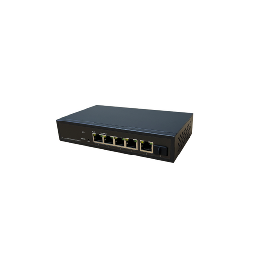 6-Port Gigabit Web-Managed PoE+ Switch