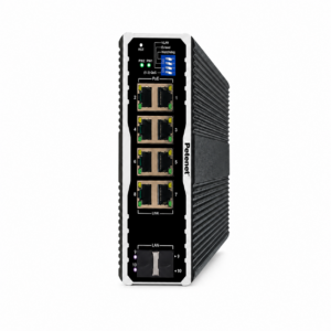 Industrial 8-Port Gigabit PoE+ Switch with 2 SFP Uplinks